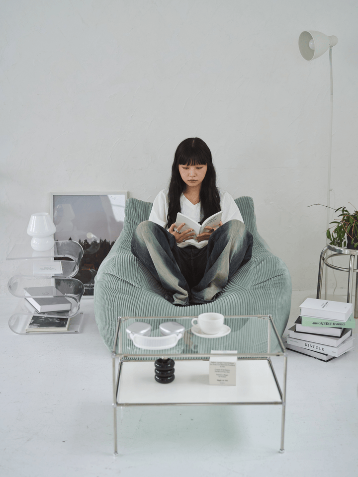 LOOSY 1人掛けビーズソファ Mint|1人用ソファ おしゃれ 一人暮らし 二